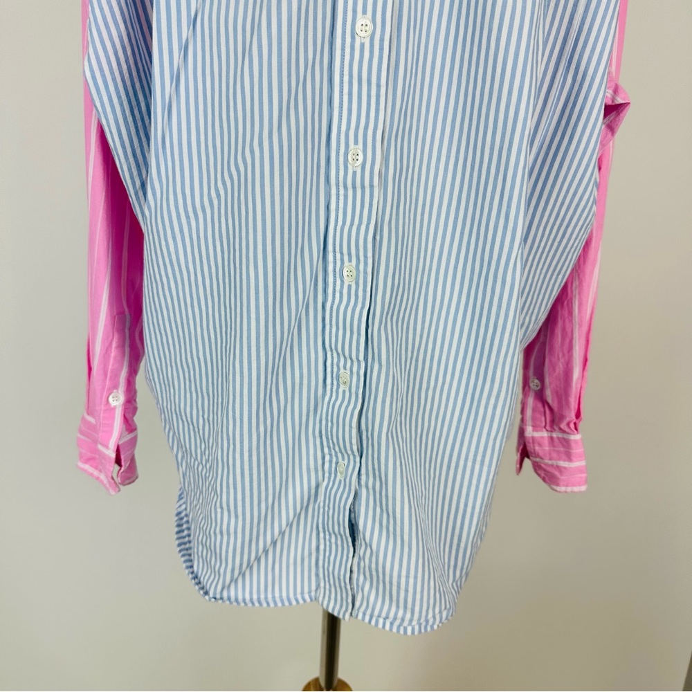 Essentiel Antwerp Famille Striped Buttondown Shirt Size XS Sold at Anthropologie - Picture 11 of 13